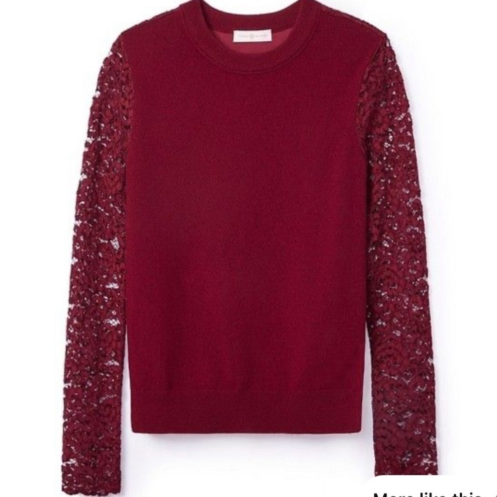 Tory Burch Merino Peplum Sweater Size XS